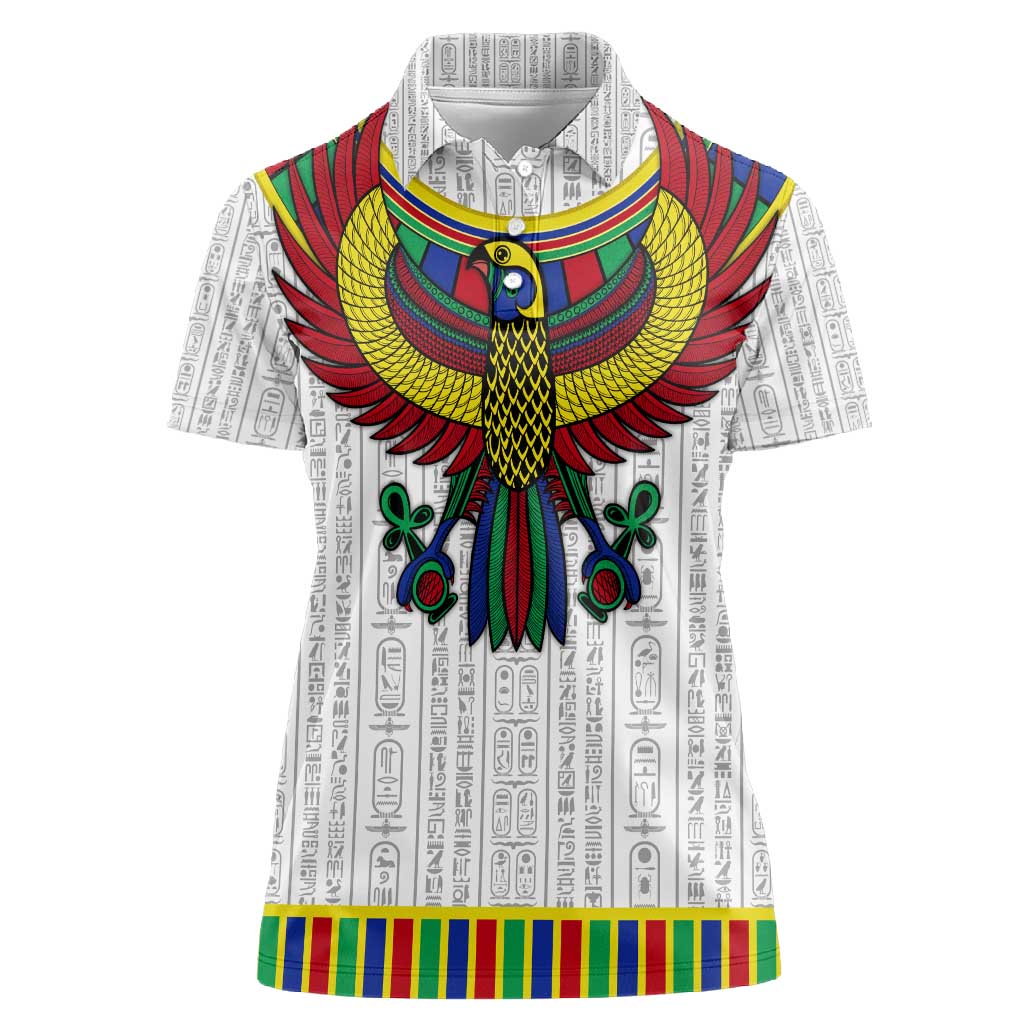 Egyptian Horus Women Polo Shirt Gods of Egypt