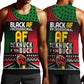 Black AF Professional AF But Will Knuck If You Men Tank Top African Pride