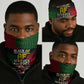 Black AF Professional AF But Will Knuck If You Neck Gaiter African Pride DT02