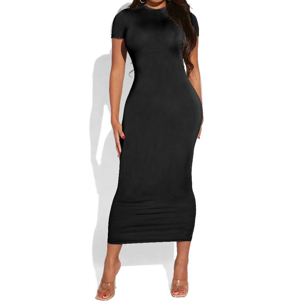 Black AF Professional AF But Will Knuck If You Short Sleeve Bodycon Dress African Pride