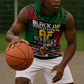 Black AF Professional AF But Will Knuck If You Sleeveless Hoodie African Pride - African Pride