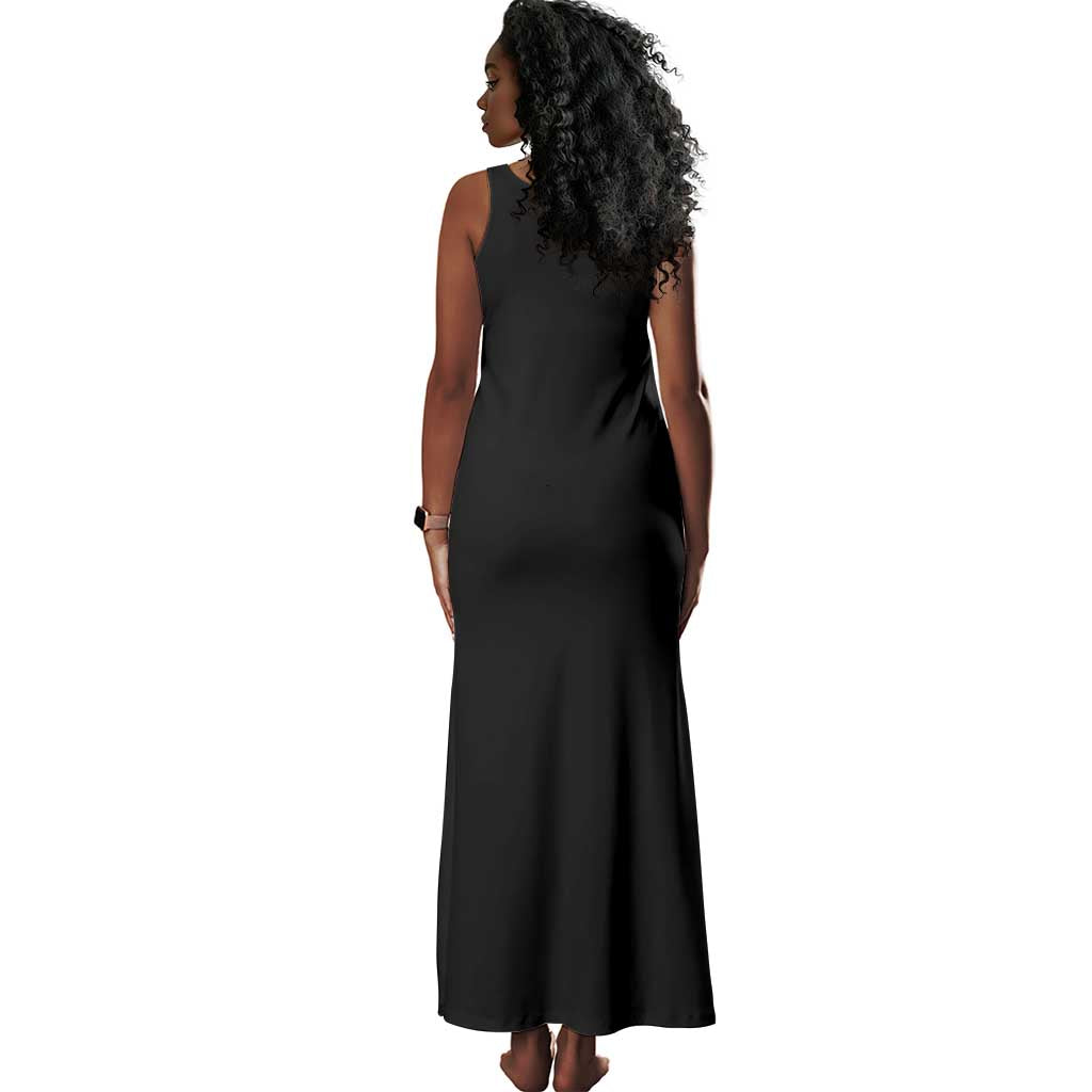 Black AF Professional AF But Will Knuck If You Tank Maxi Dress African Pride