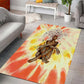 Black Queen Tie Dye Area Rug
