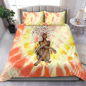 Black Queen Tie Dye Bedding Set