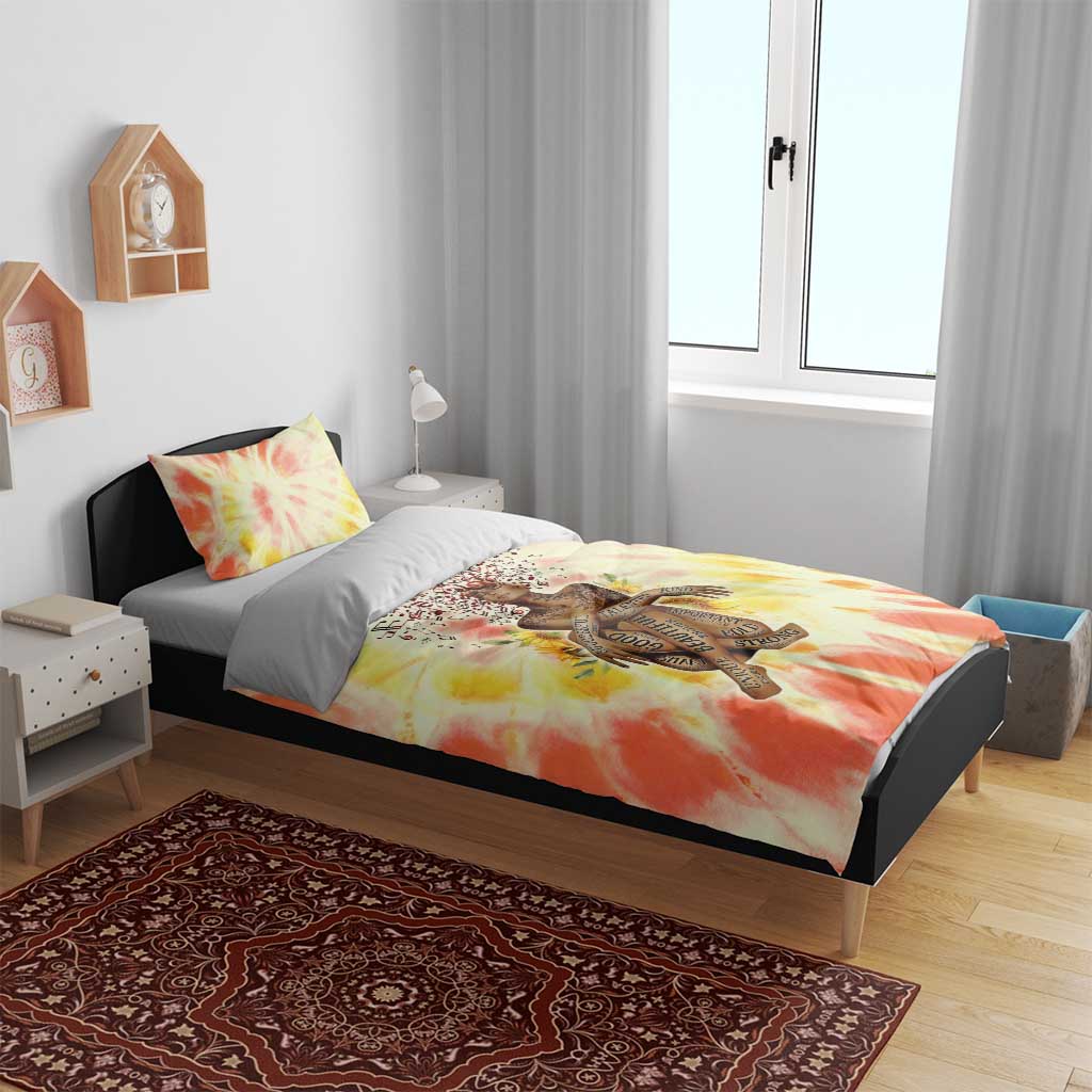 Black Queen Tie Dye Bedding Set