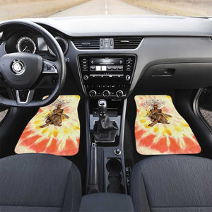 Black Queen Tie Dye Car Mats