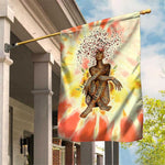 Black Queen Tie Dye Garden Flag