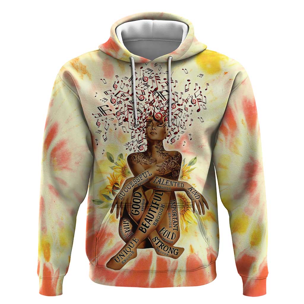 Black Queen Tie Dye Hoodie