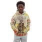 Black Queen Tie Dye Kid Hoodie