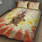 Black Queen Tie Dye Quilt Bed Set