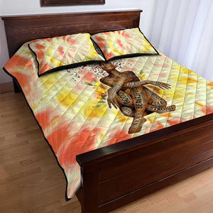 Black Queen Tie Dye Quilt Bed Set