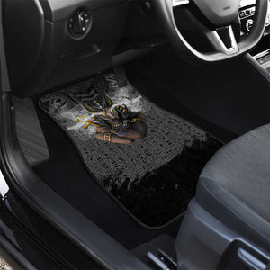 Anubis Car Mats Egypt Pattern Black