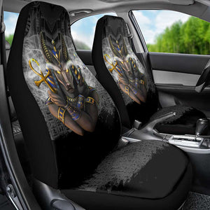 Anubis Car Seat Cover Egypt Pattern Black