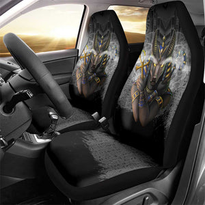 Anubis Car Seat Cover Egypt Pattern Black