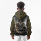 Anubis Kid Hoodie Egypt Pattern Black