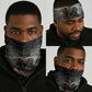 Anubis Neck Gaiter Egypt Pattern Black DT02