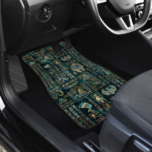 Egyptian Hieroglyphs And Deities Car Mats