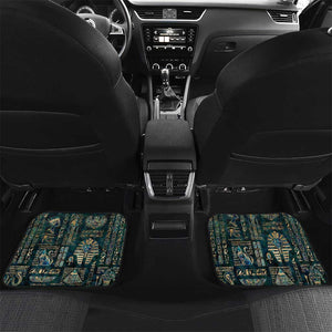 Egyptian Hieroglyphs And Deities Car Mats