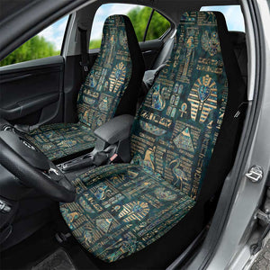 Egyptian Hieroglyphs And Deities Car Seat Cover