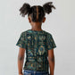 Egyptian Hieroglyphs And Deities Kid T shirt