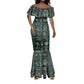 Egyptian Hieroglyphs And Deities Mermaid Dress