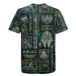 Egyptian Hieroglyphs And Deities Rugby Jersey