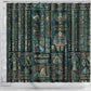 Egyptian Hieroglyphs And Deities Shower Curtain