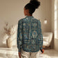 Egyptian Hieroglyphs And Deities Women Casual Shirt DT02