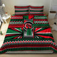 Power Fist And Patterns In Pan African Bedding Set