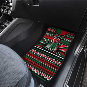 Power Fist And Patterns In Pan African Car Mats