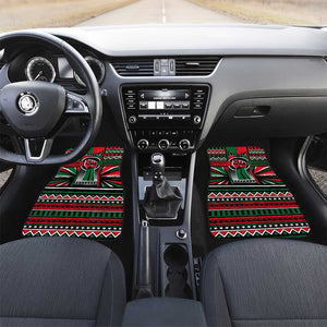 Power Fist And Patterns In Pan African Car Mats