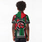 Power Fist And Patterns In Pan African Kid Polo Shirt
