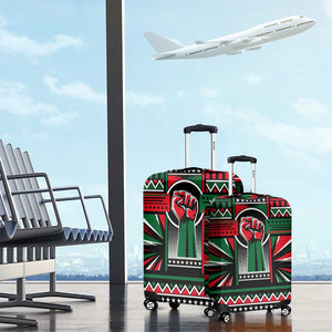 Power Fist And Patterns In Pan African Luggage Cover