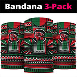 Power Fist And Patterns In Pan African Neck Gaiter DT02
