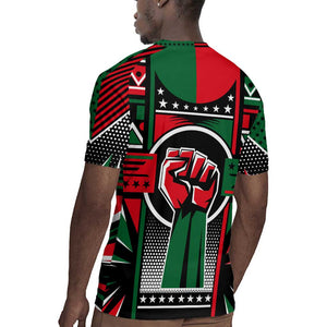 Power Fist And Patterns In Pan African Rugby Jersey