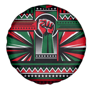 Power Fist And Patterns In Pan African Spare Tire Cover