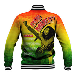 The Real Legend Bob Baseball Jacket African Jamaica Reggae DT02