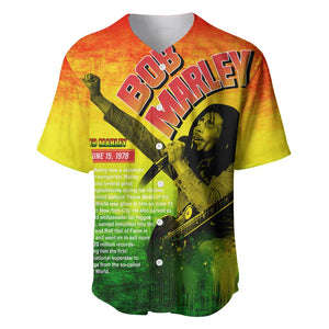 The Real Legend Bob Baseball Jersey African Jamaica Reggae