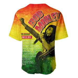 The Real Legend Bob Baseball Jersey African Jamaica Reggae