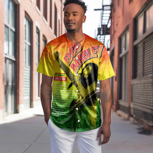 The Real Legend Bob Baseball Jersey African Jamaica Reggae