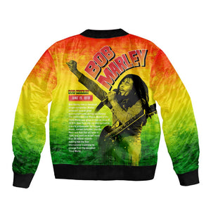 The Real Legend Bob Bomber Jacket African Jamaica Reggae