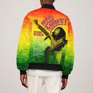 The Real Legend Bob Bomber Jacket African Jamaica Reggae