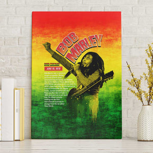 The Real Legend Bob Canvas Wall Art African Jamaica Reggae