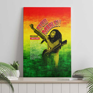 The Real Legend Bob Canvas Wall Art African Jamaica Reggae