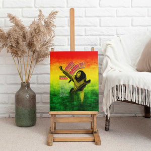 The Real Legend Bob Canvas Wall Art African Jamaica Reggae