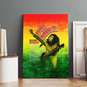 The Real Legend Bob Canvas Wall Art African Jamaica Reggae