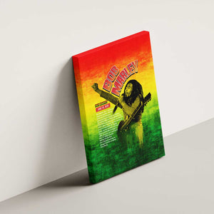 The Real Legend Bob Canvas Wall Art African Jamaica Reggae