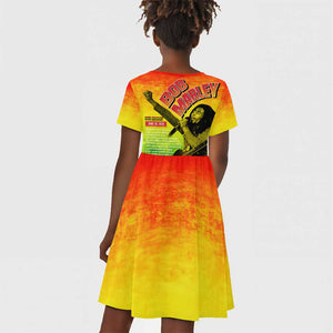 The Real Legend Bob Kid Short Sleeve Dress African Jamaica Reggae