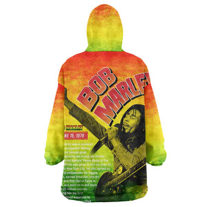 The Real Legend Bob KId Wearable Blanket Hoodie African Jamaica Reggae