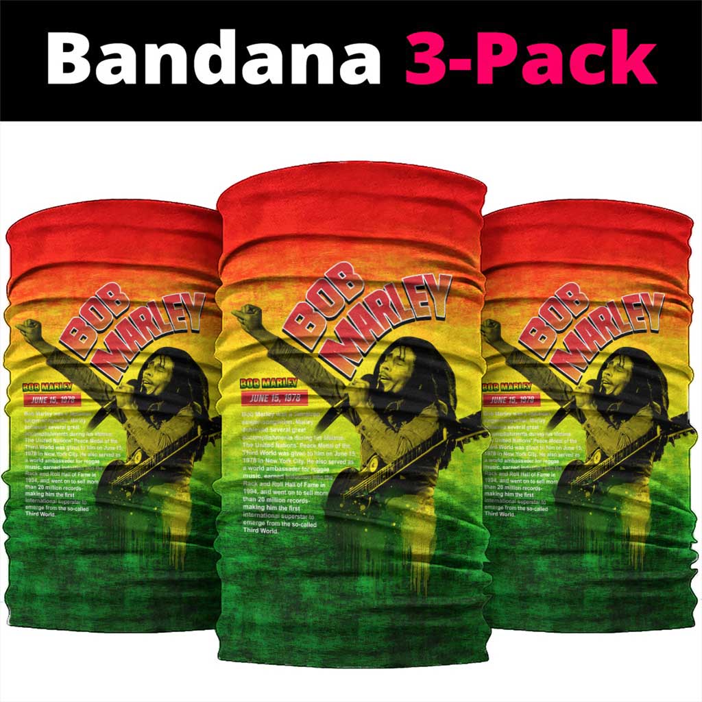 The Real Legend Bob Neck Gaiter African Jamaica Reggae DT02